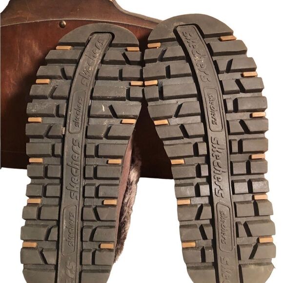 Skechers Shindigs Fortress Women’s Slip On Clog  Slippers Brown Size 7 - Picture 6 of 7